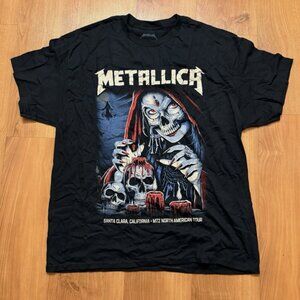 METALLICA Santa Clara T Shirt COLOR BLACK